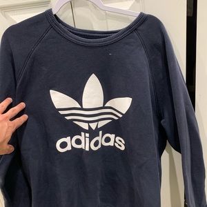 Adidas Navy Blue Crewneck sweatshirt